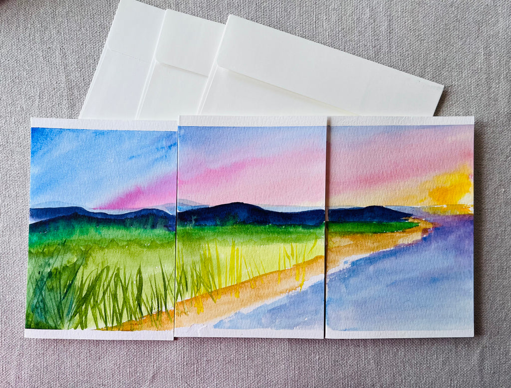 Sunset Card Series