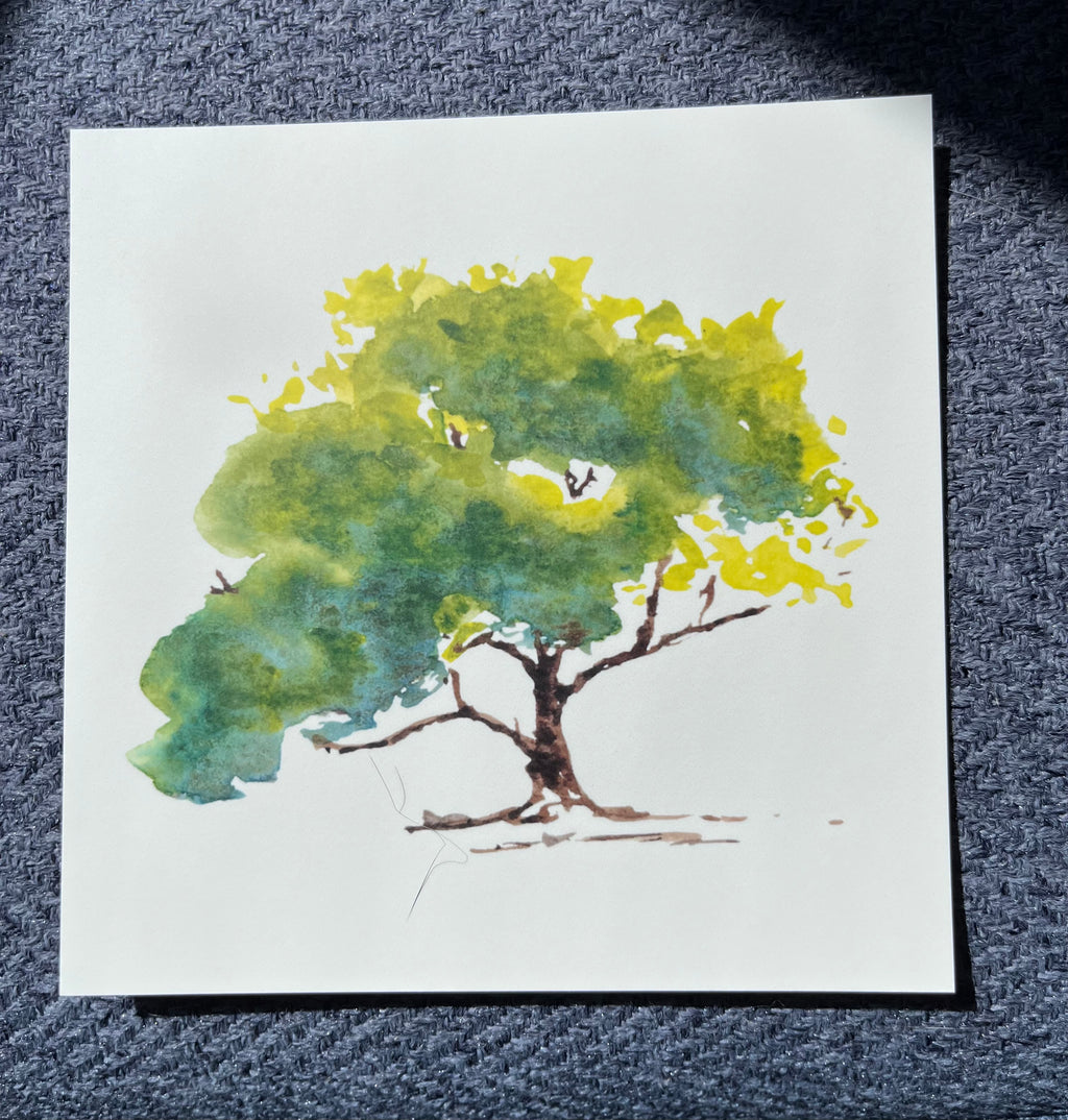 Green Tree Postcard