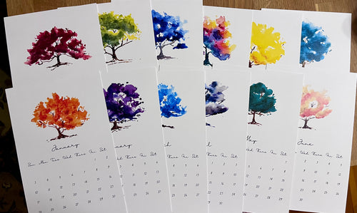 2027 Birthstone Tree Calendar