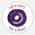 Purple Donut Sticker