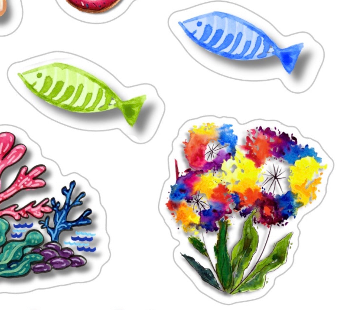 A Sheet of Good Cheer Stickers FUNDRAISER