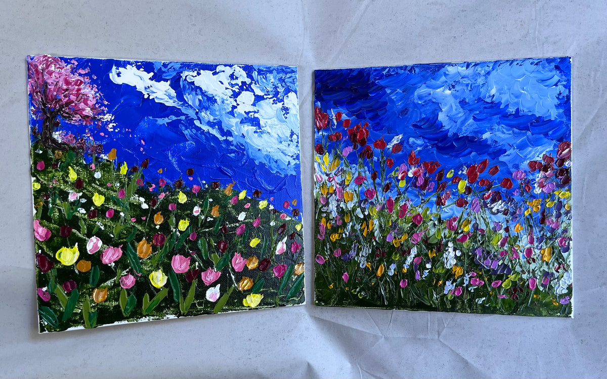 Tulips and Wildflowers