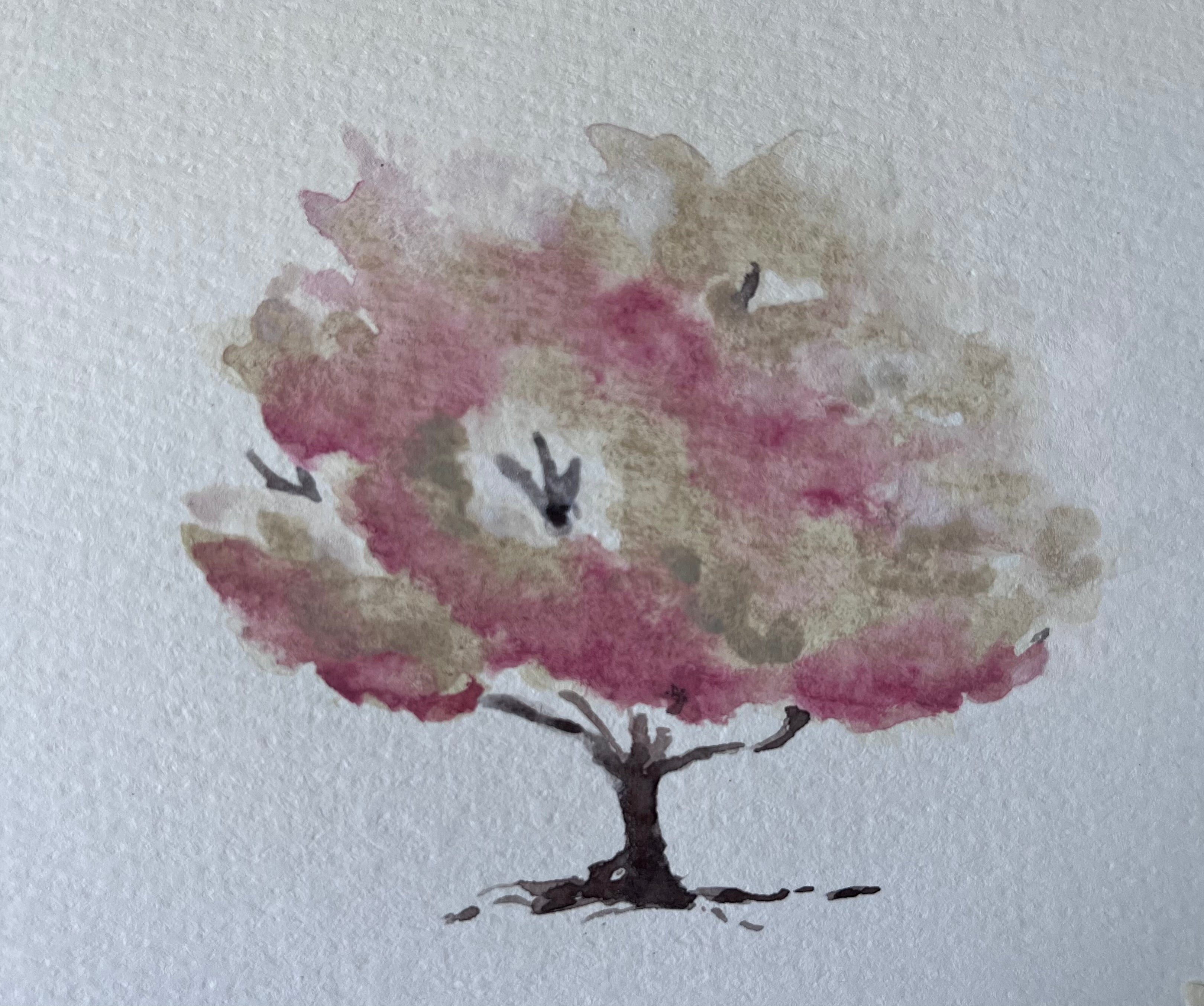 Pearl Tree - June Birthday Card