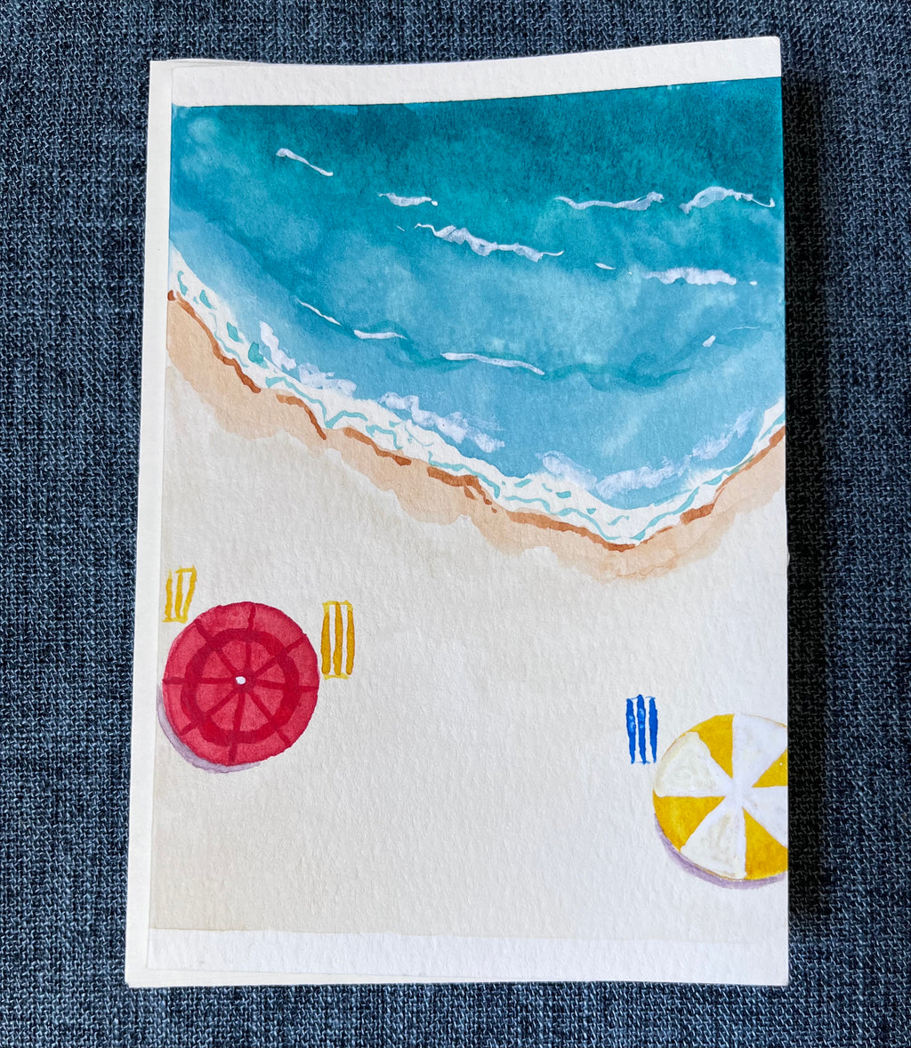 Beach Day Greeting Card Series