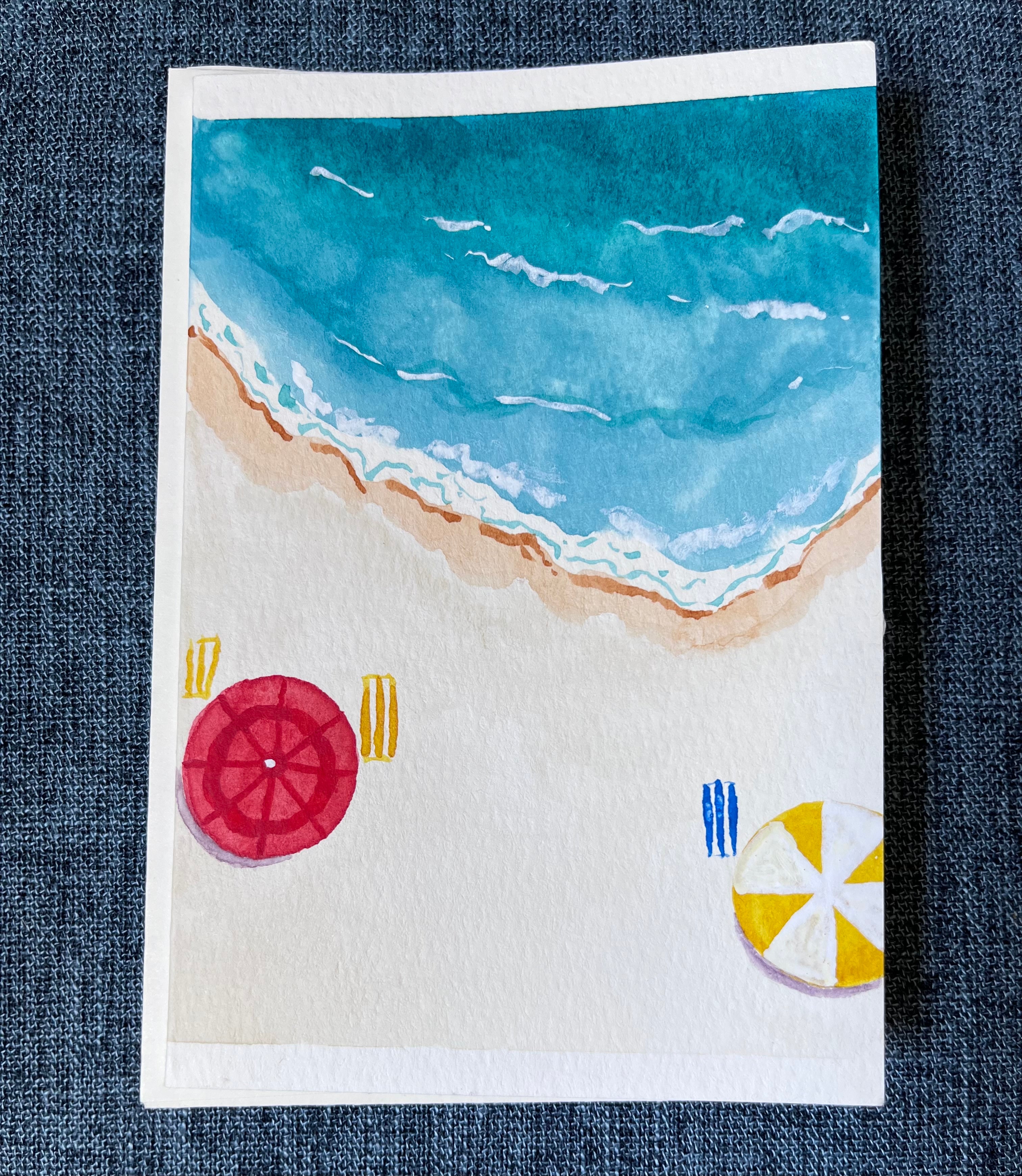 Beach Day Greeting Card Series