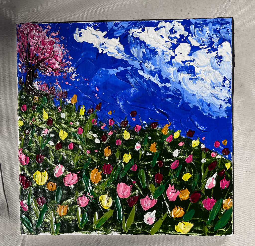 Tulips and Wildflowers
