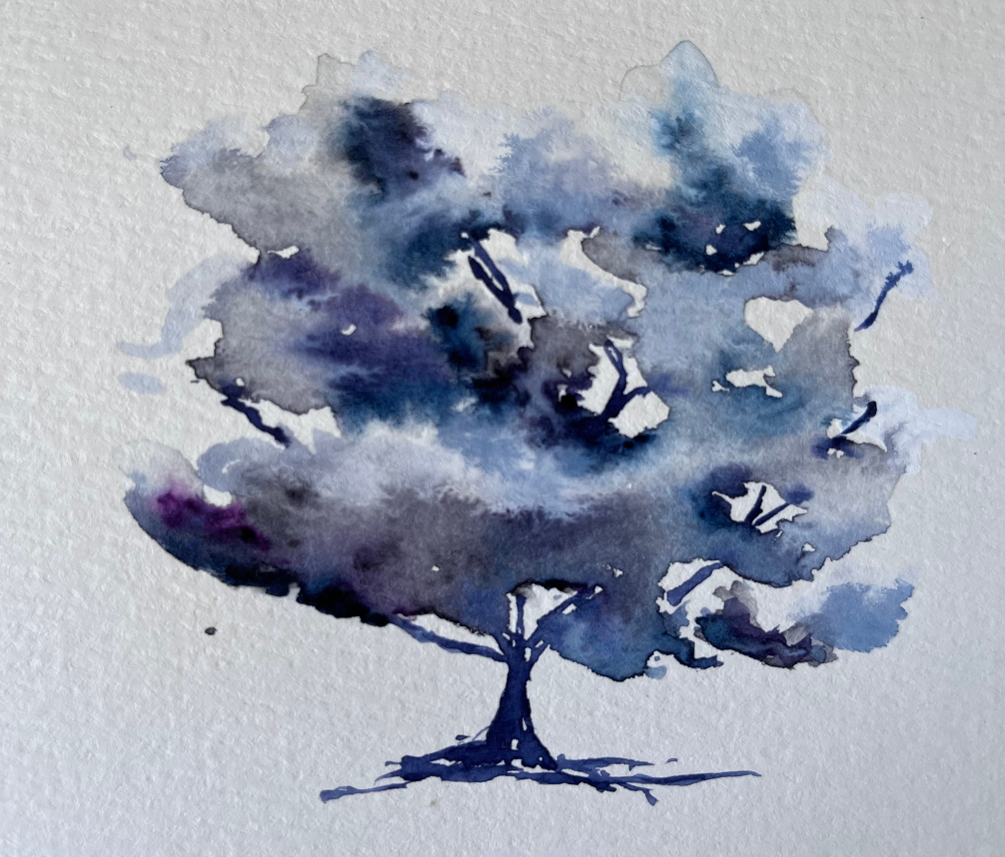 Diamond Tree - April Birthday Card
