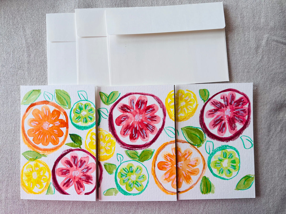 Citrus Sketches Card Series
