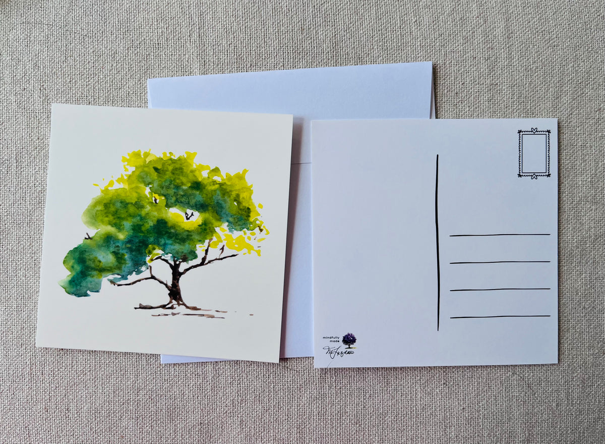 Green Tree Postcard