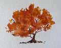 Garnet Tree - January Birthday Card