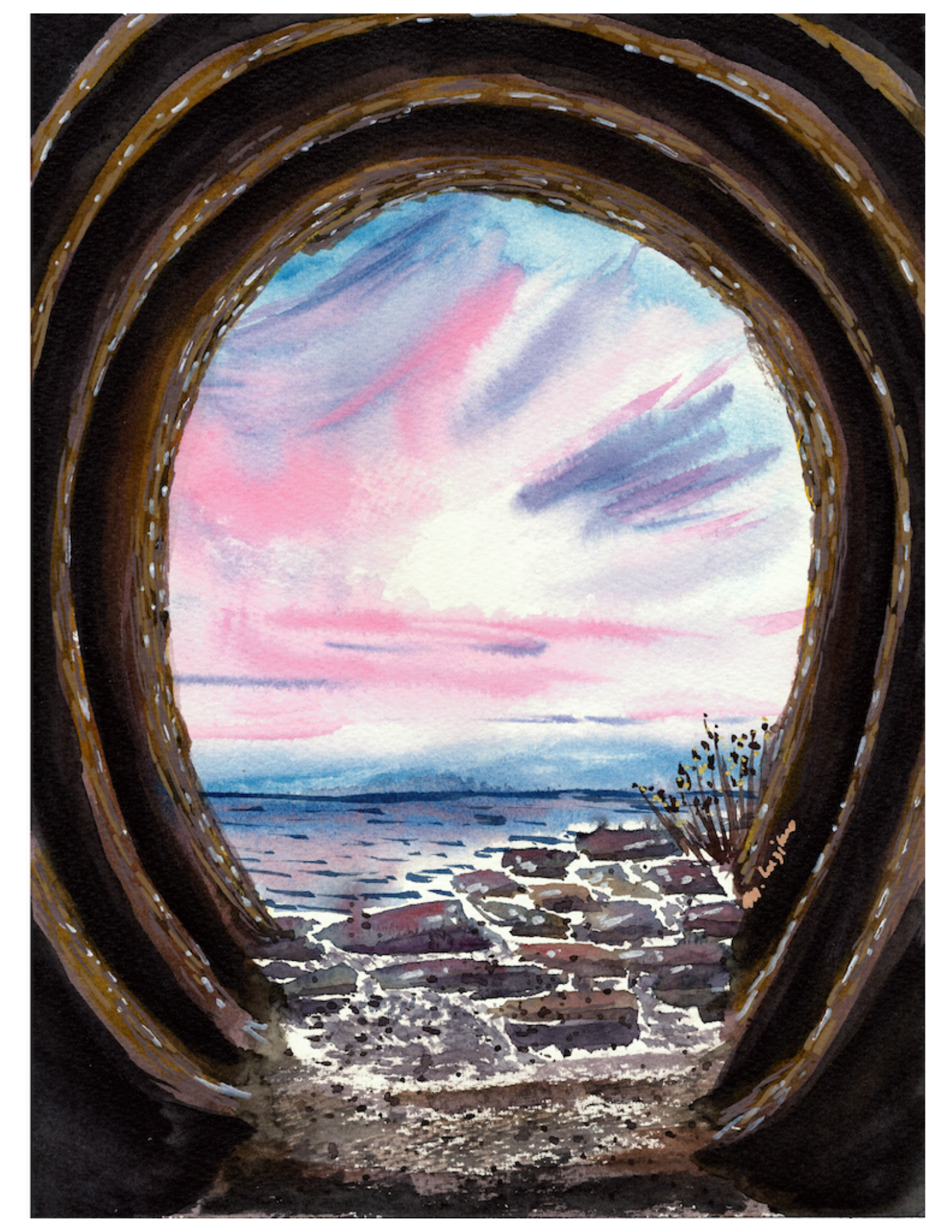 Moongate at Cliff Walk