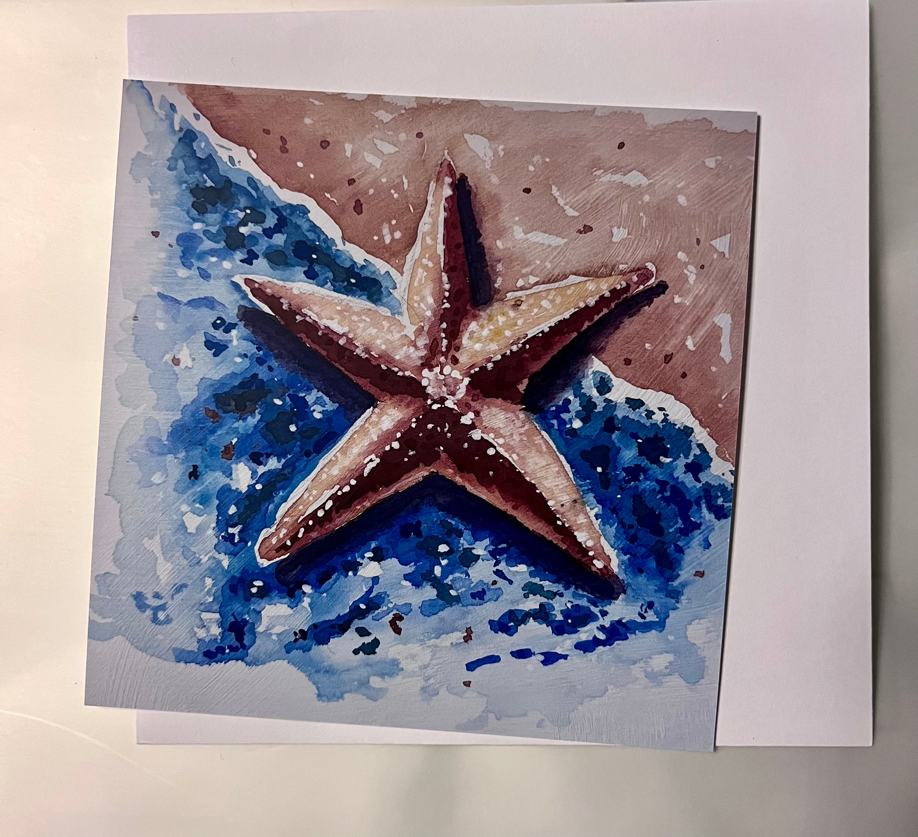 Starfish Show Stoppah Card