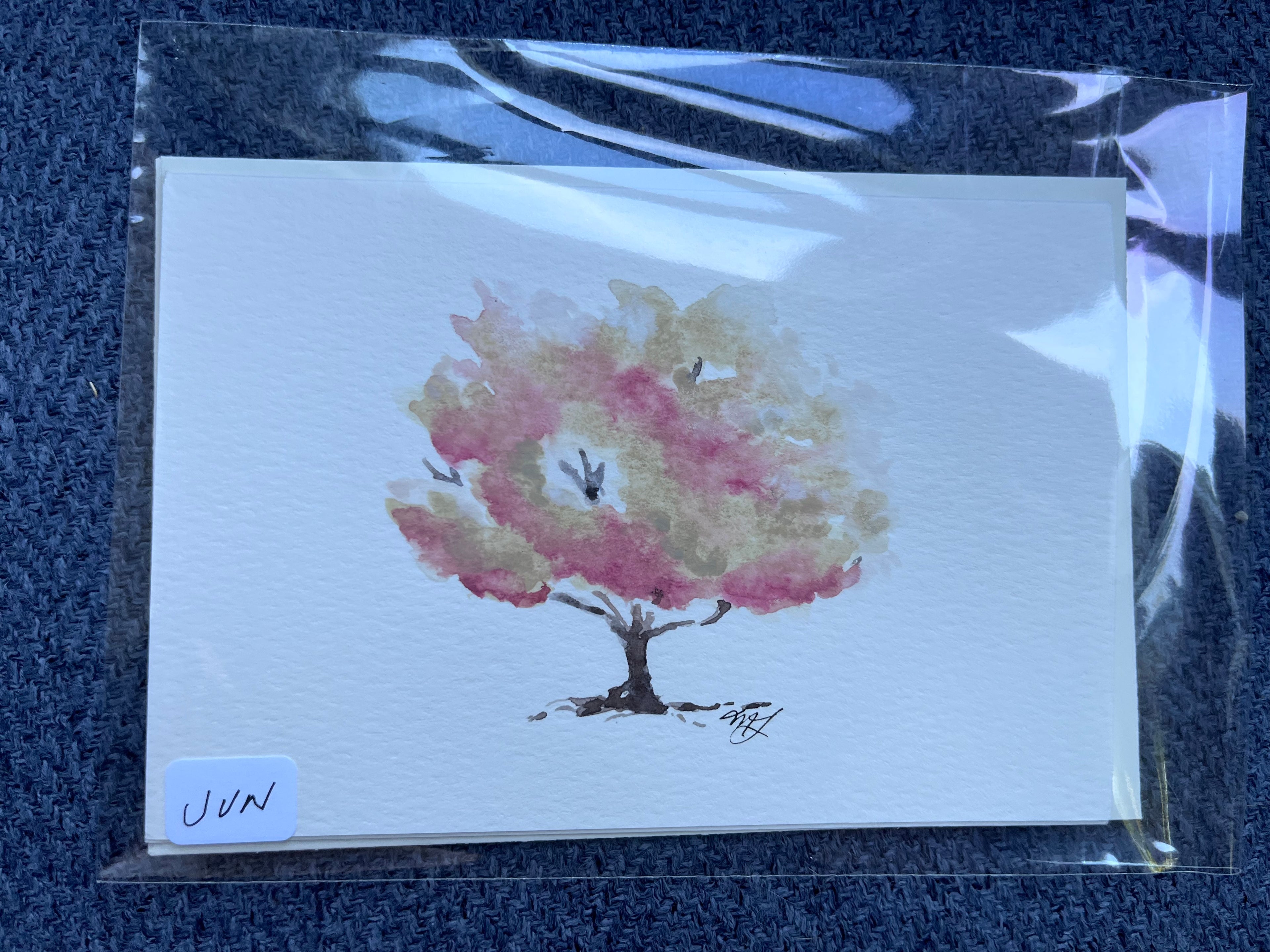 Pearl Tree - June Birthday Card