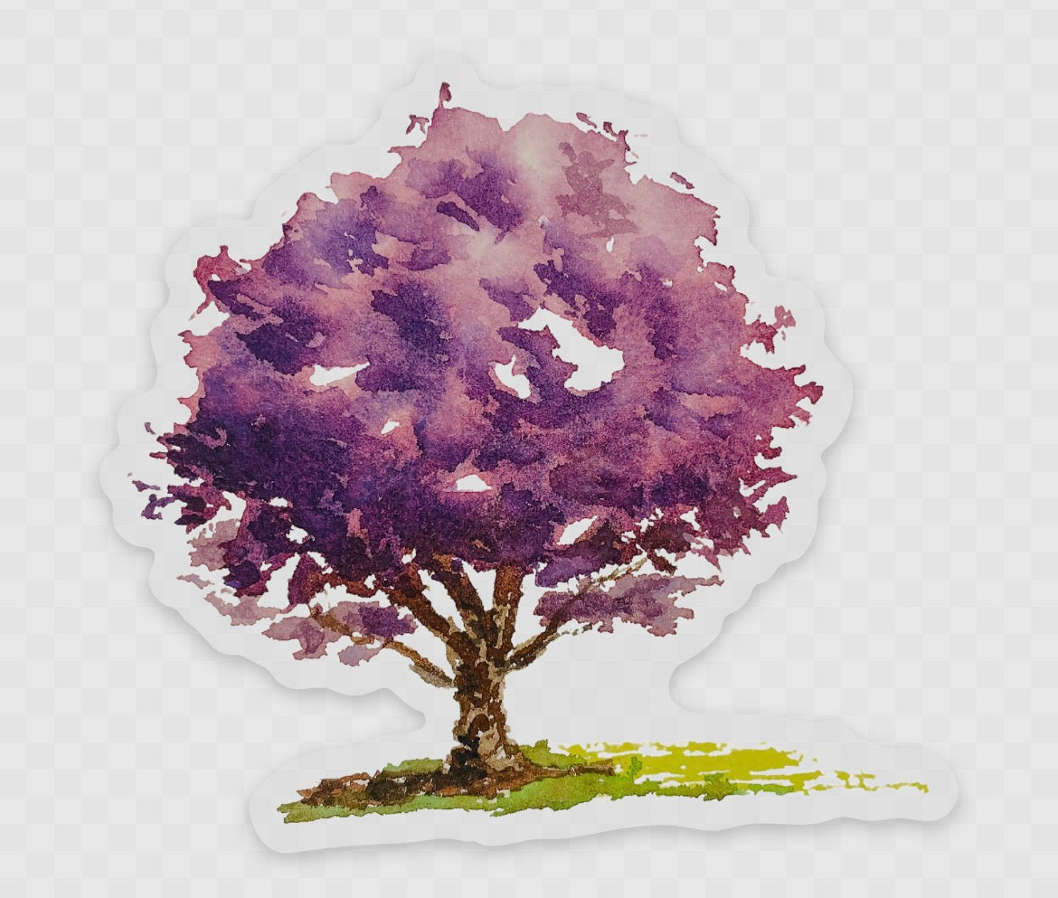 OG Purple Tree Sticker