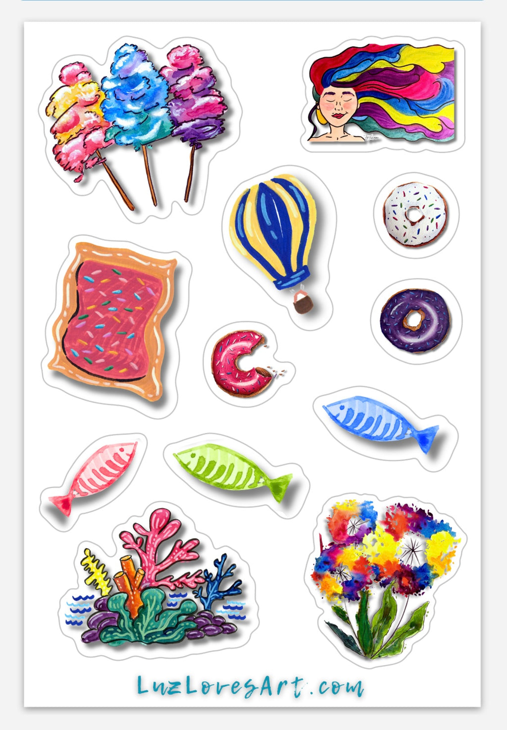 A Sheet of Good Cheer Stickers FUNDRAISER