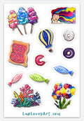 A Sheet of Good Cheer Stickers FUNDRAISER