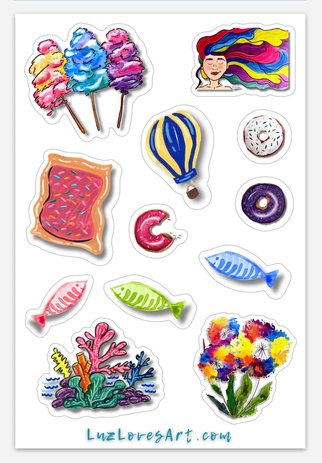 A Sheet of Good Cheer Stickers FUNDRAISER