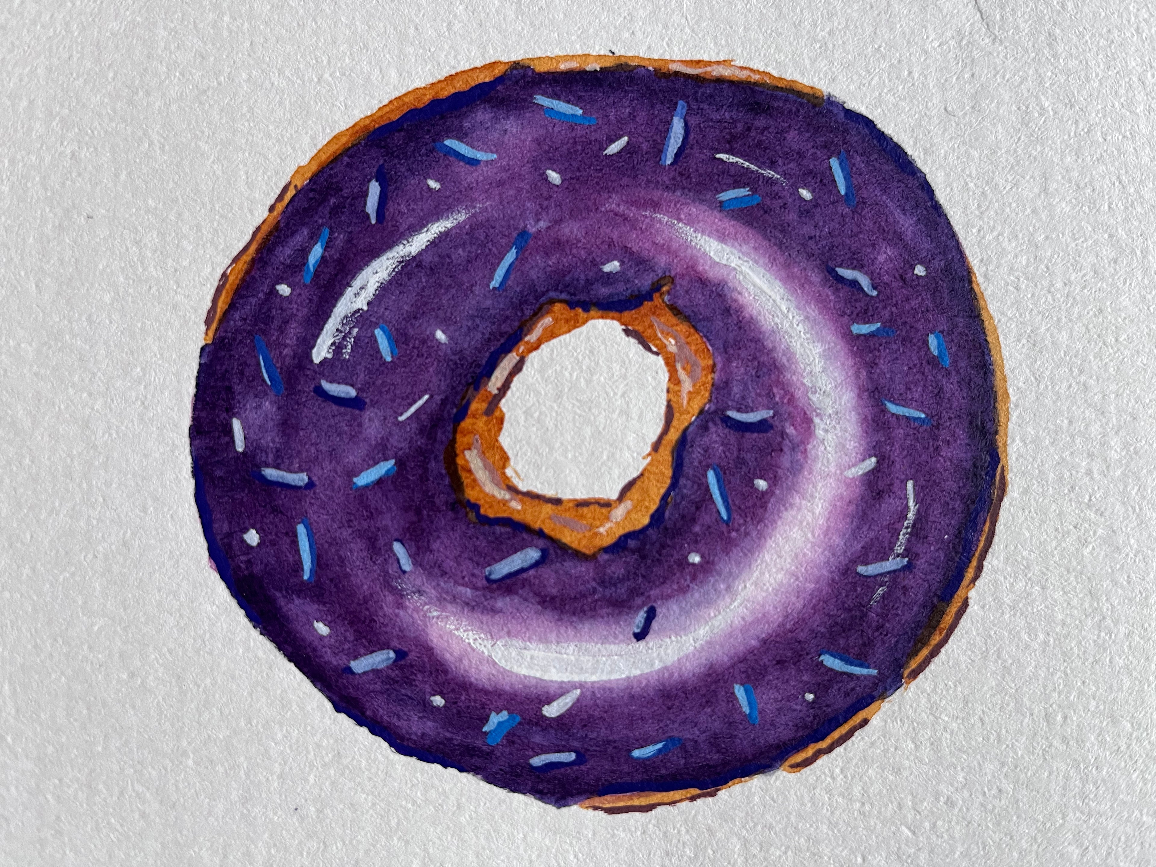 Purple Donut Card